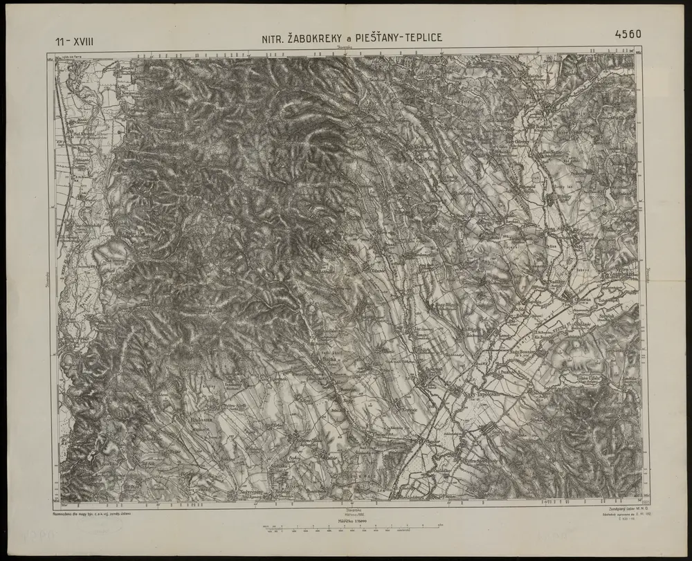 Voorbeeld van de oude kaart