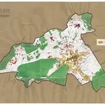 Voorbeeld van de oude kaart