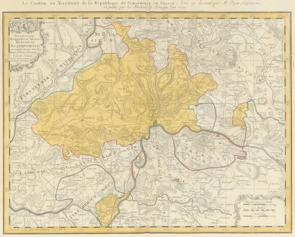 Voorbeeld van de oude kaart