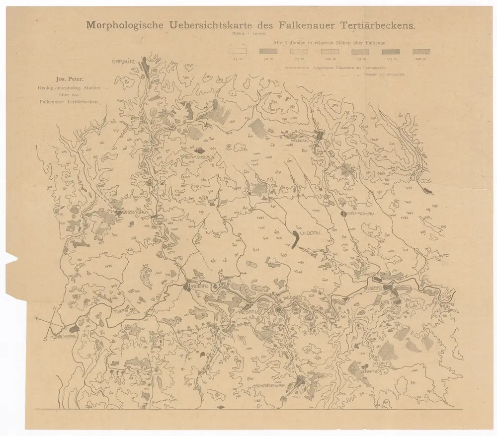 Voorbeeld van de oude kaart