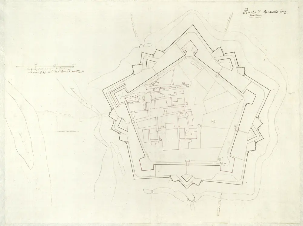 Voorbeeld van de oude kaart