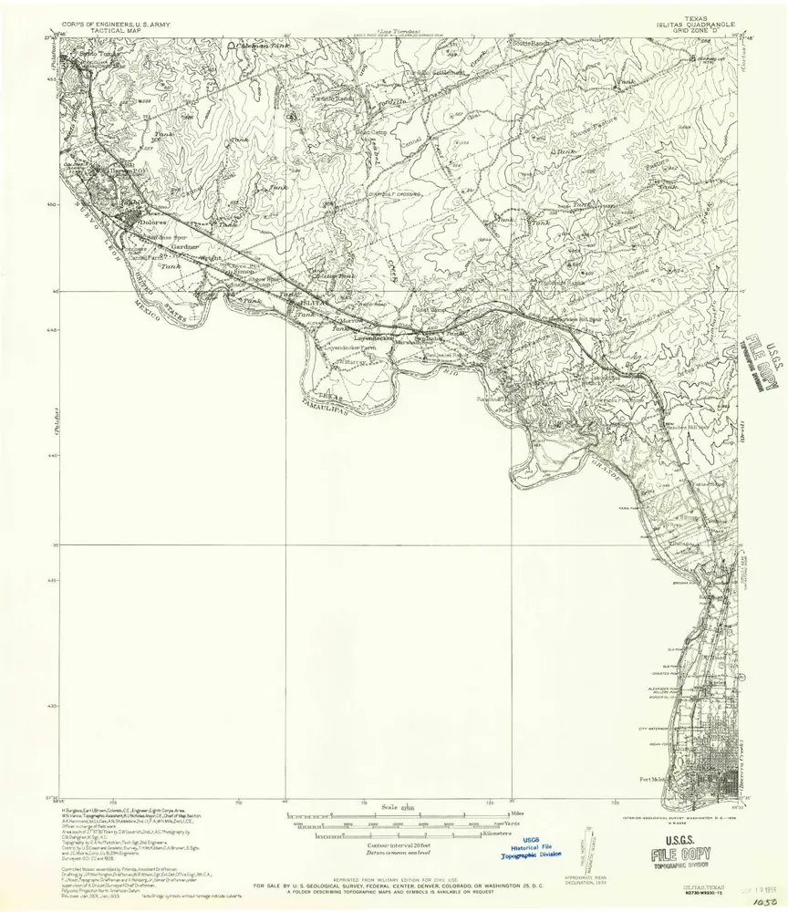 Voorbeeld van de oude kaart