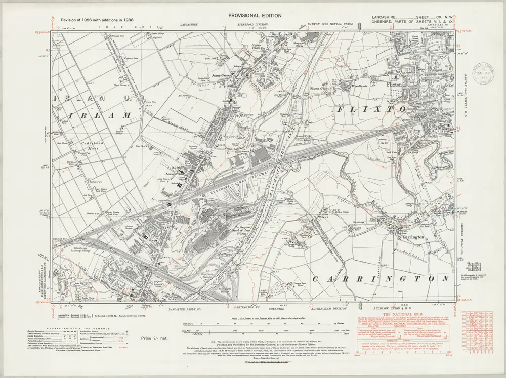 Voorbeeld van de oude kaart