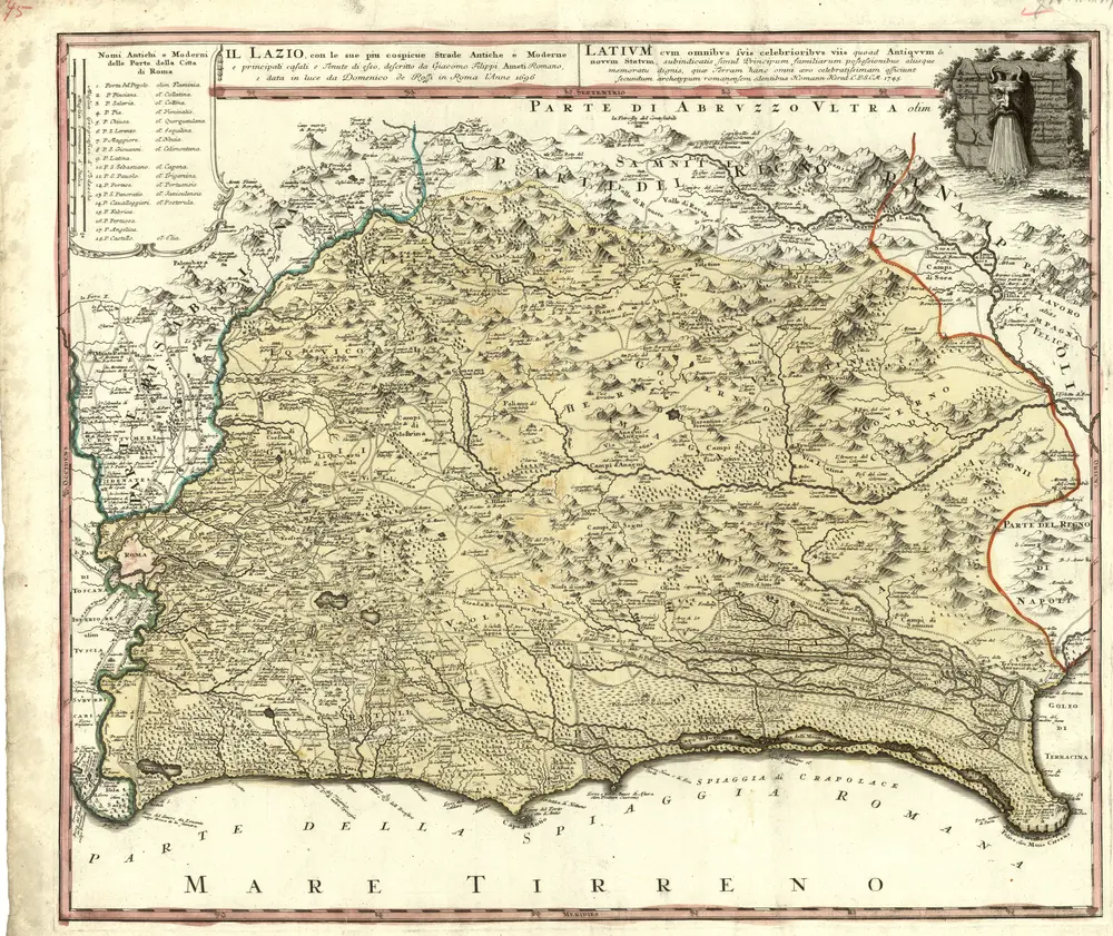 Aperçu de l'ancienne carte