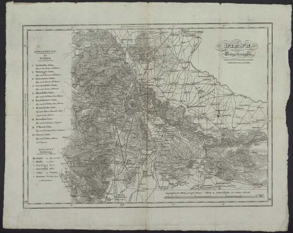 Voorbeeld van de oude kaart