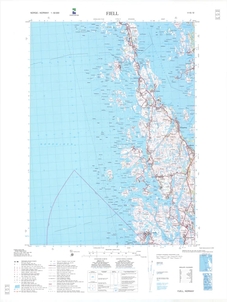 Voorbeeld van de oude kaart