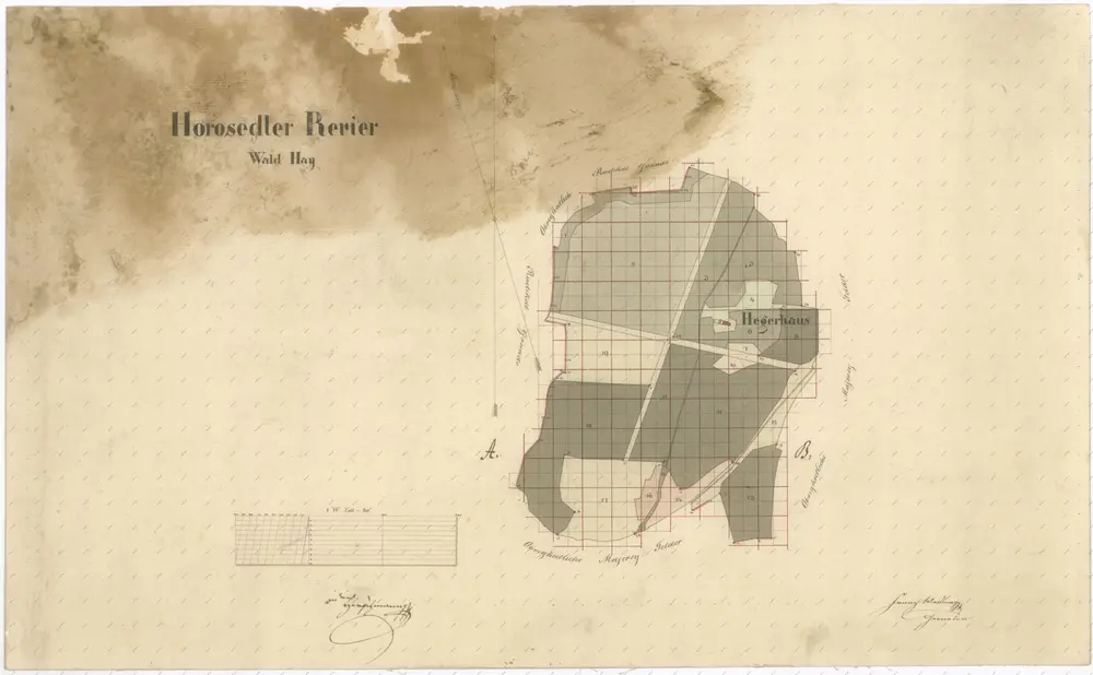 Voorbeeld van de oude kaart