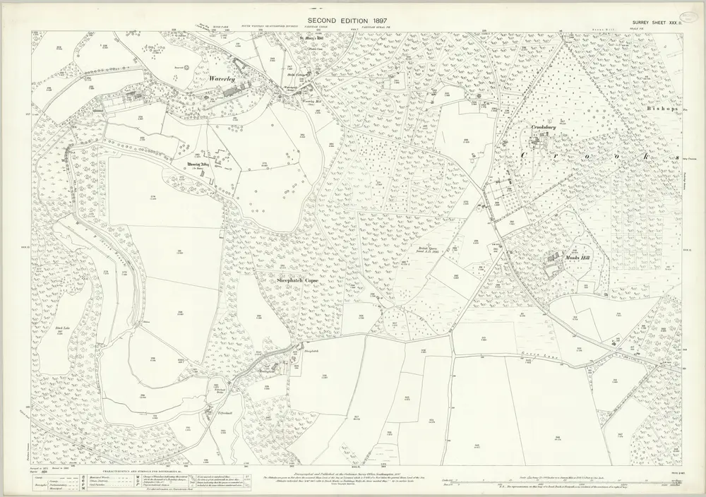 Voorbeeld van de oude kaart