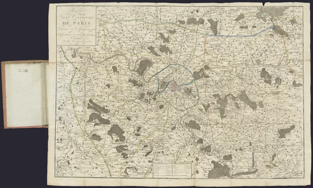 Voorbeeld van de oude kaart