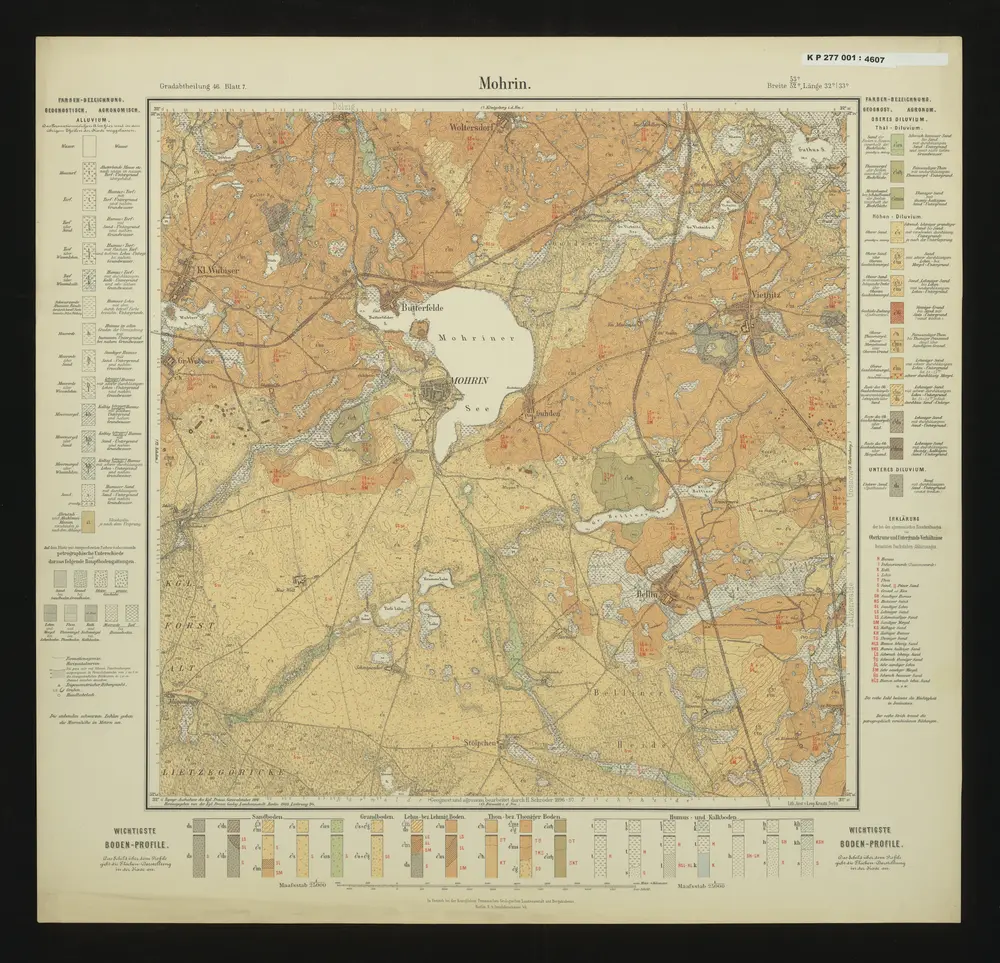 Voorbeeld van de oude kaart