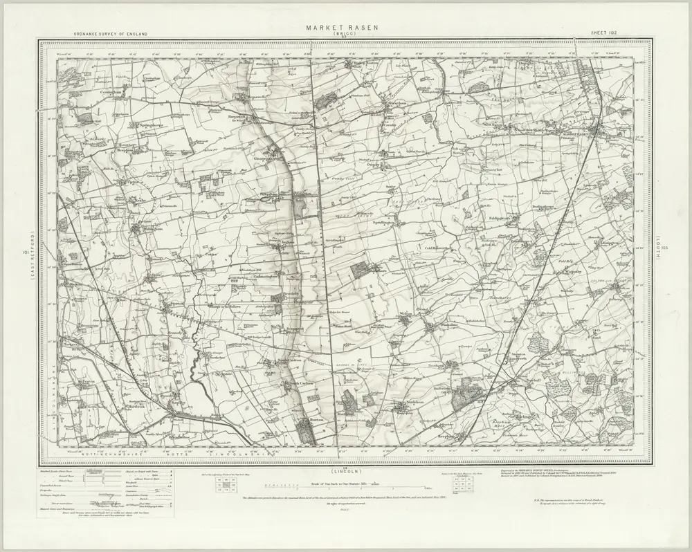 Voorbeeld van de oude kaart