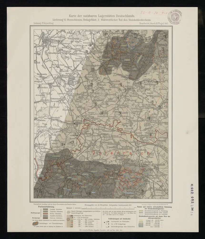 Voorbeeld van de oude kaart