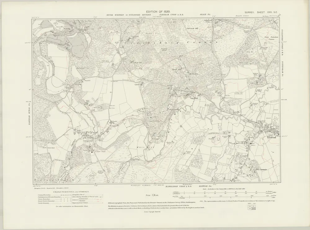 Voorbeeld van de oude kaart