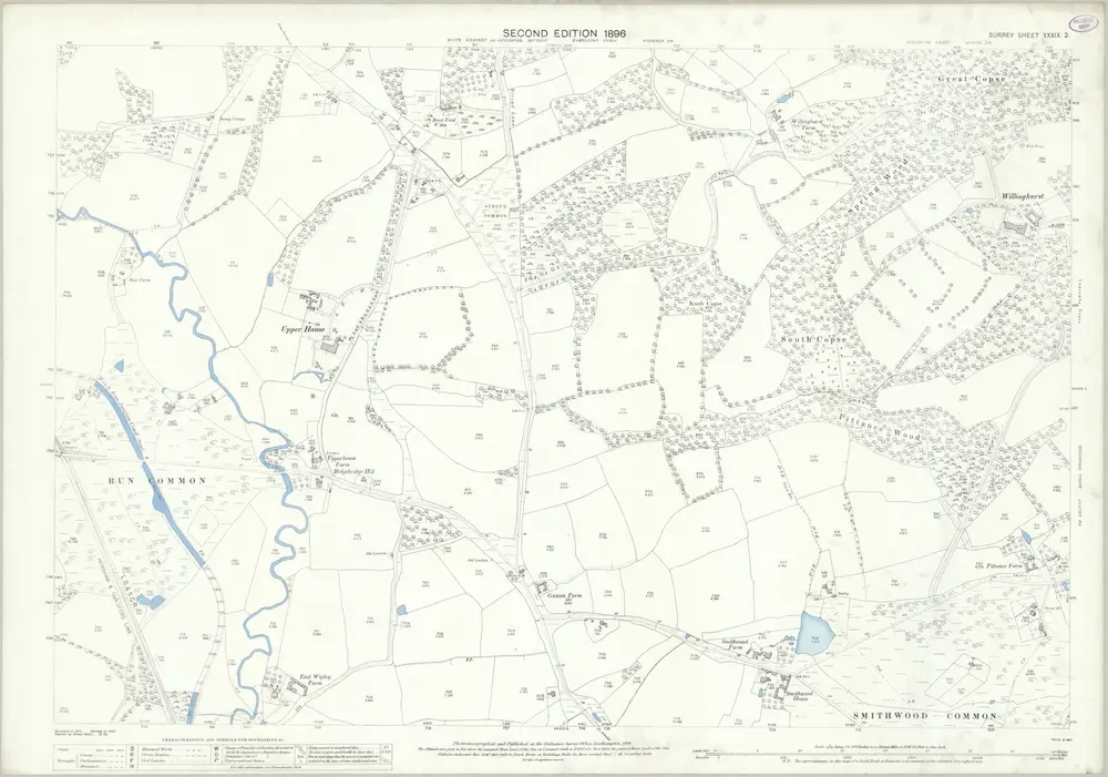 Voorbeeld van de oude kaart