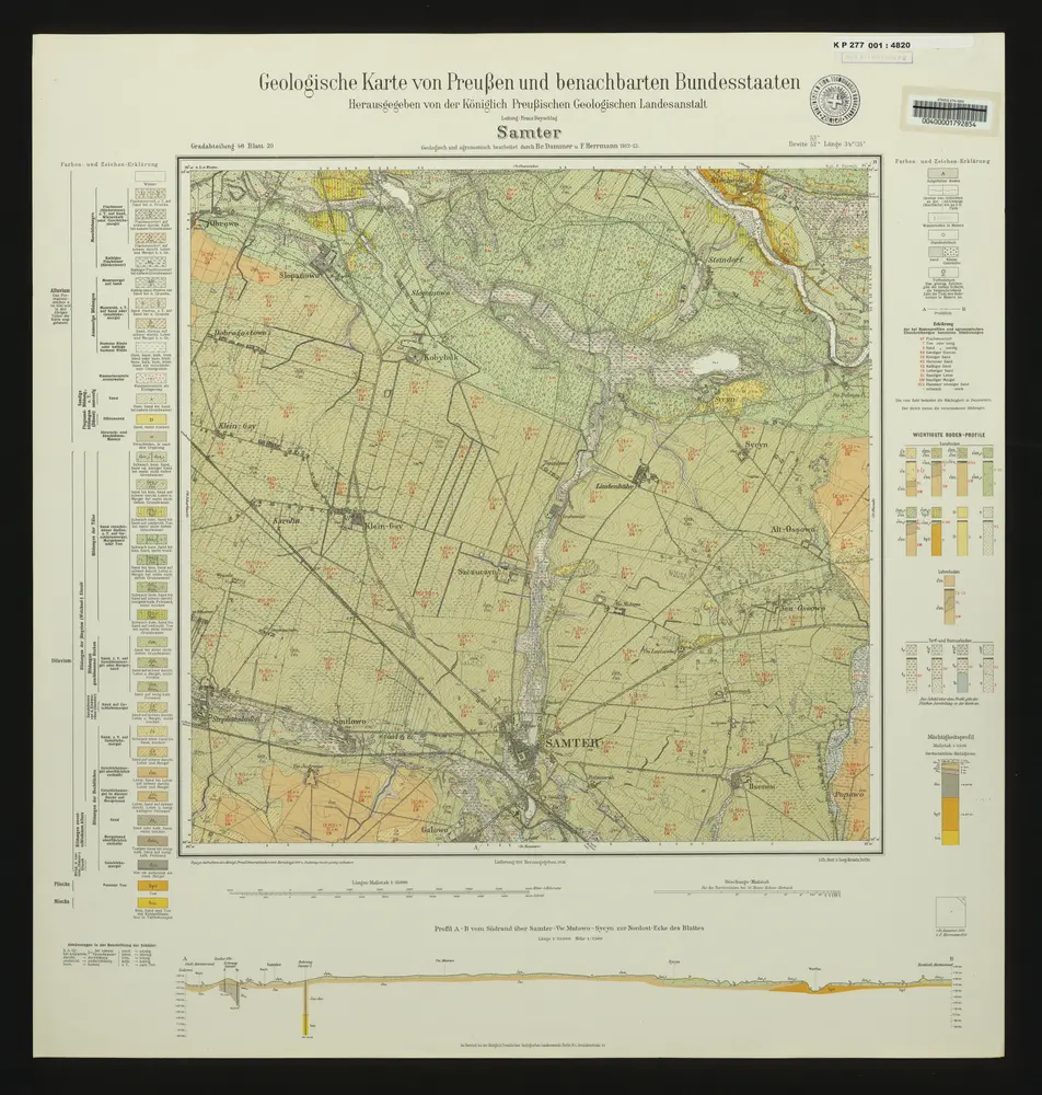 Voorbeeld van de oude kaart