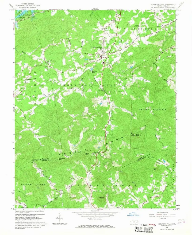 Voorbeeld van de oude kaart