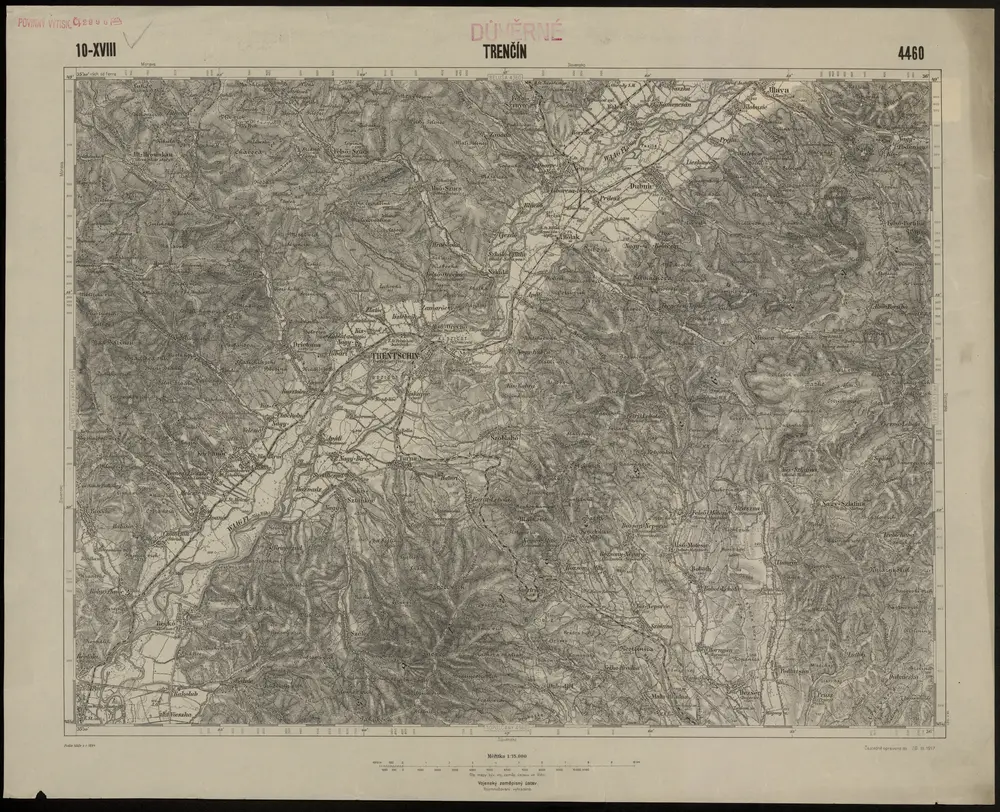 Voorbeeld van de oude kaart