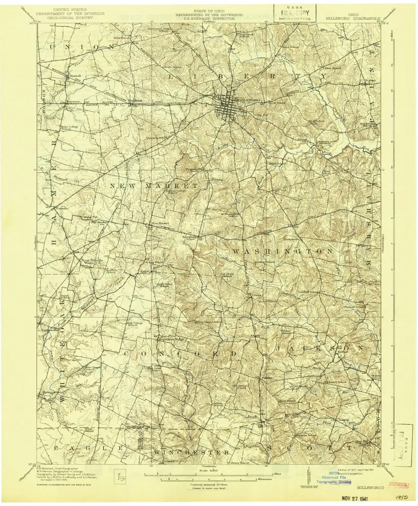 Aperçu de l'ancienne carte