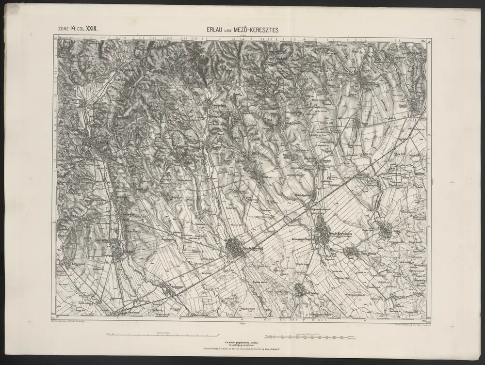 Voorbeeld van de oude kaart