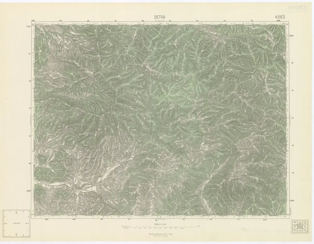 Voorbeeld van de oude kaart