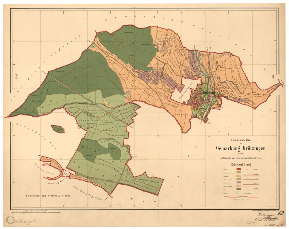 Aperçu de l'ancienne carte