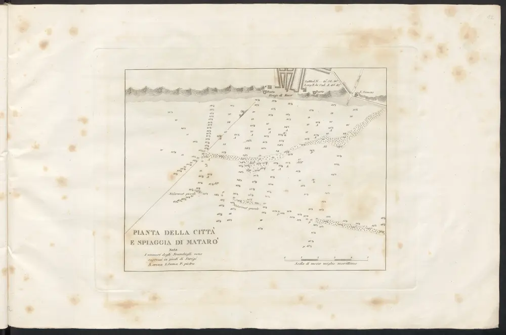 Voorbeeld van de oude kaart