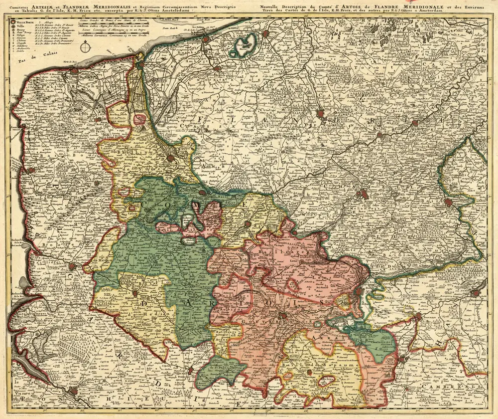 Voorbeeld van de oude kaart