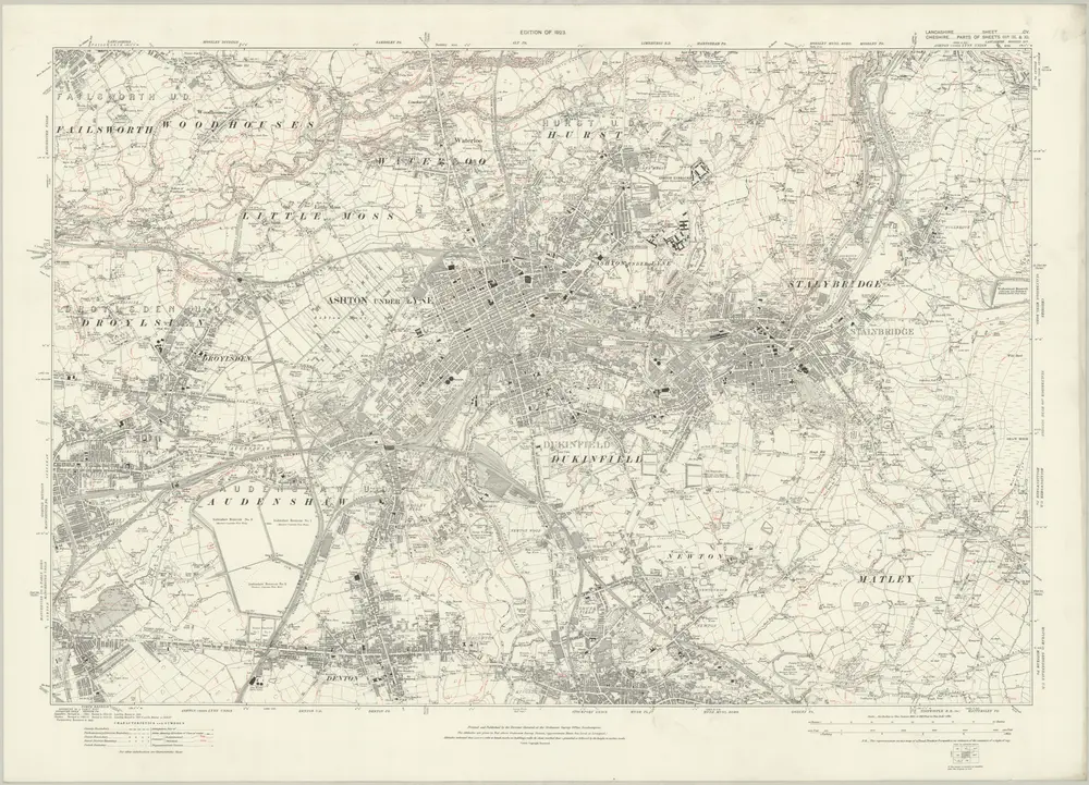 Voorbeeld van de oude kaart