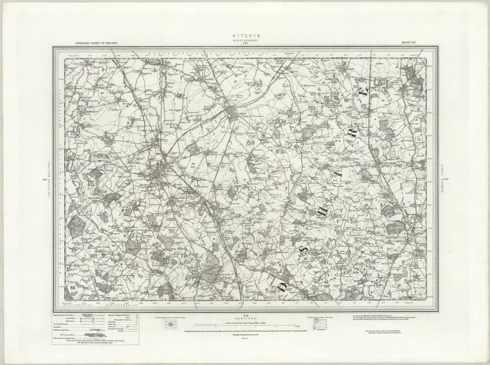 Voorbeeld van de oude kaart