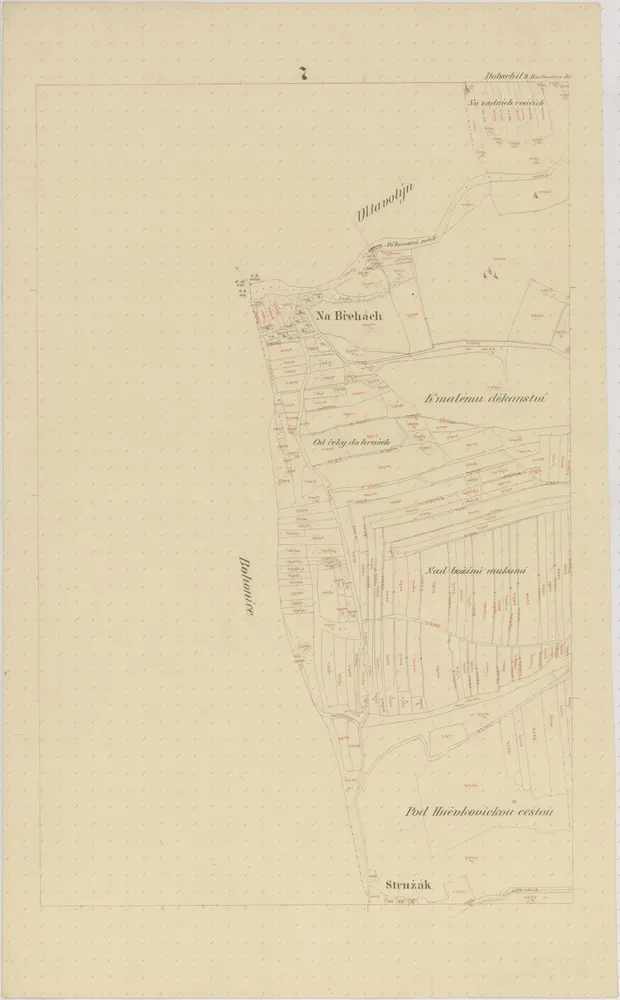 Voorbeeld van de oude kaart