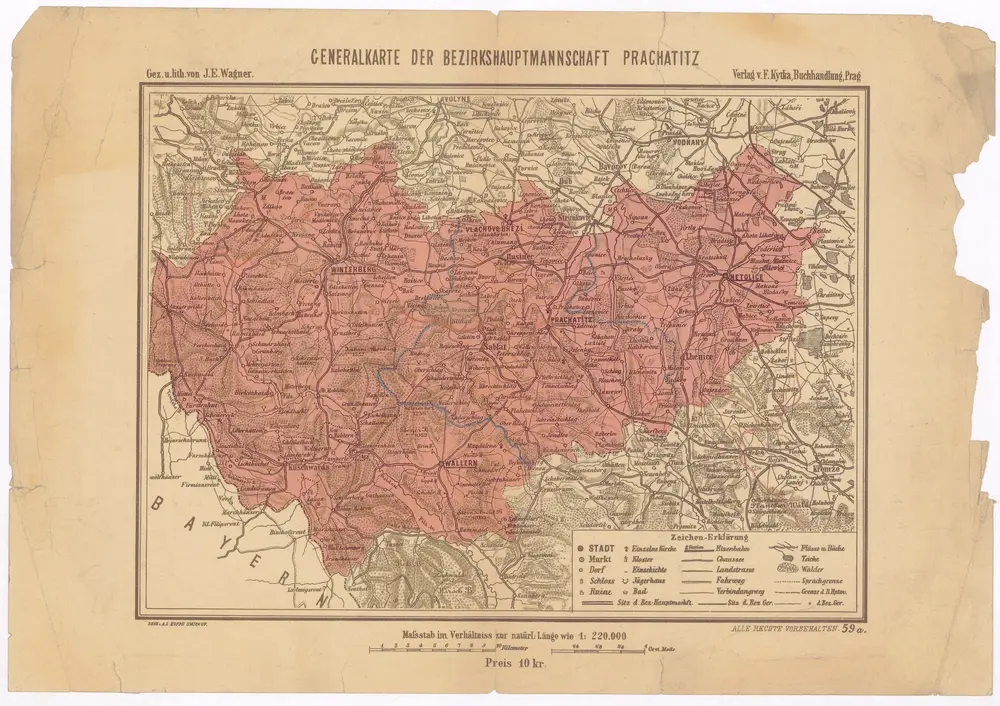 Voorbeeld van de oude kaart