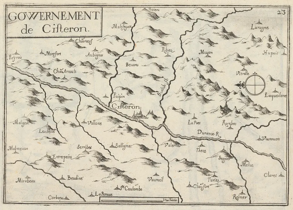 Aperçu de l'ancienne carte