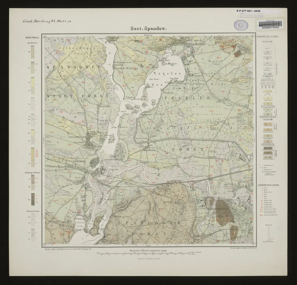 Voorbeeld van de oude kaart