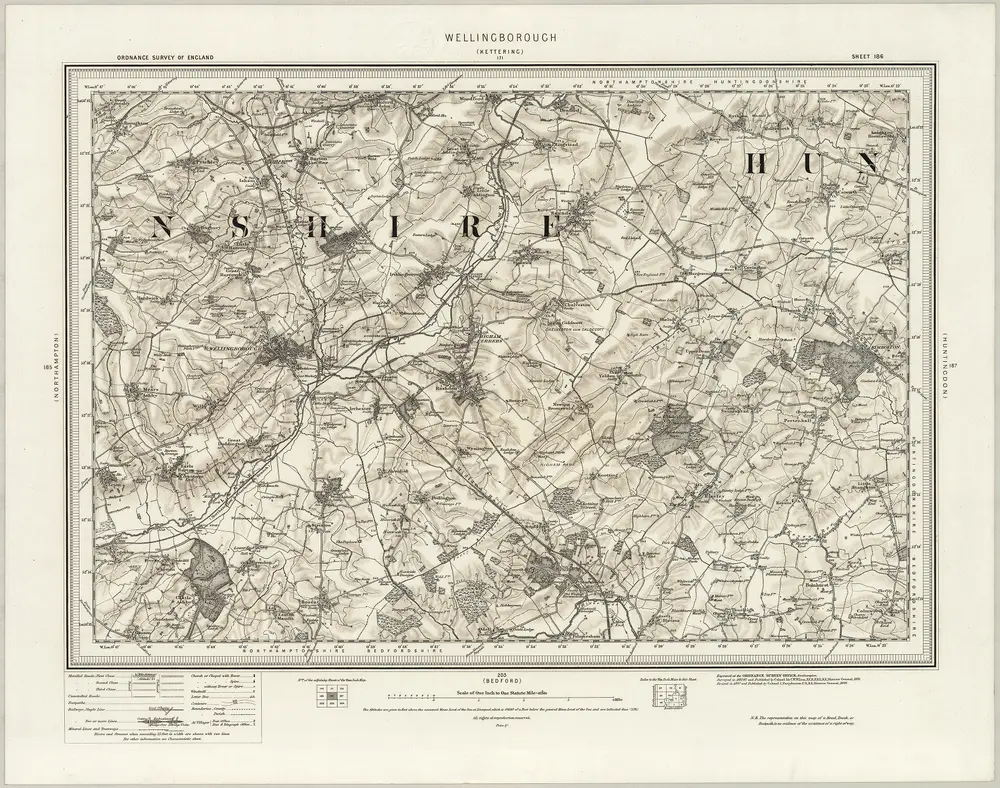 Voorbeeld van de oude kaart