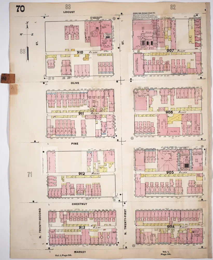 A. Whipple & Co.'s insurance map of St. Louis, Mo