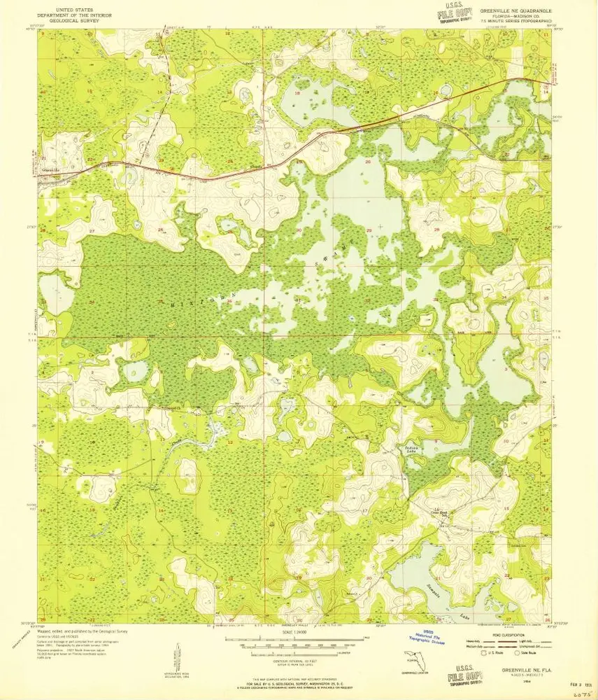 Voorbeeld van de oude kaart