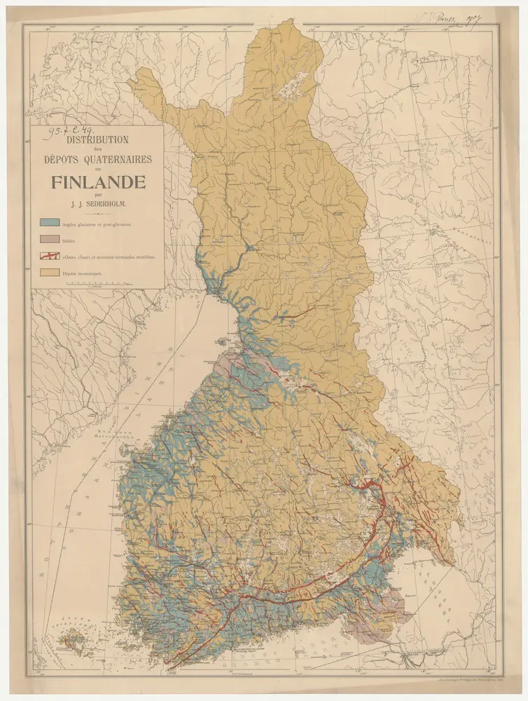 Voorbeeld van de oude kaart