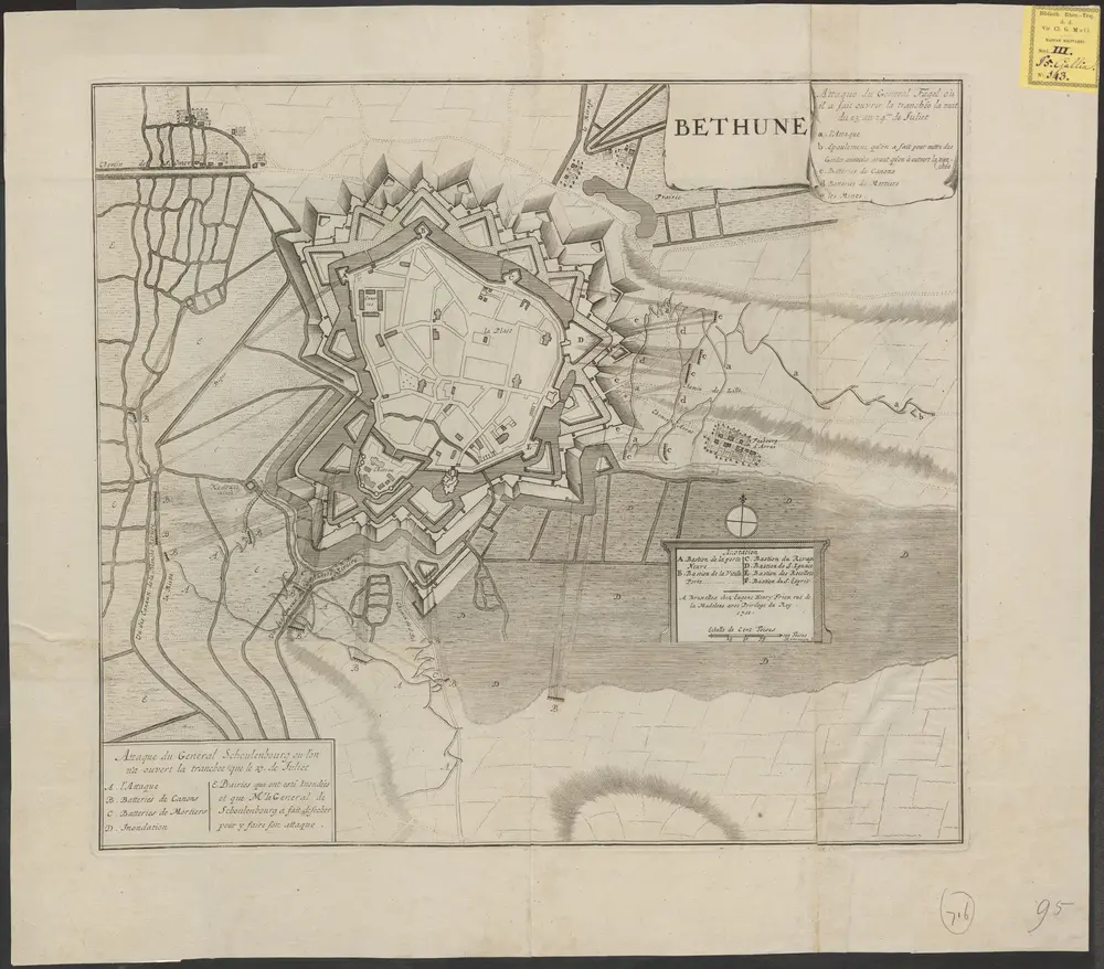 Voorbeeld van de oude kaart