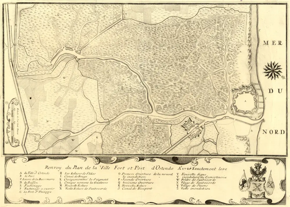 Voorbeeld van de oude kaart