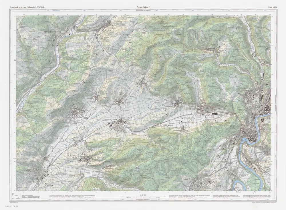 Voorbeeld van de oude kaart