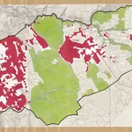 Voorbeeld van de oude kaart