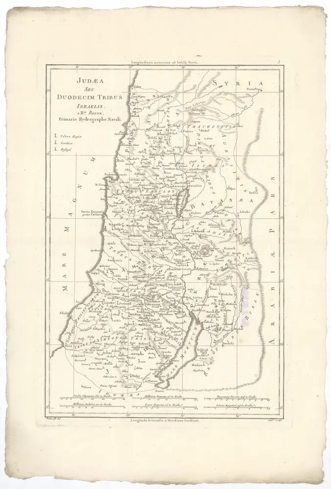 Voorbeeld van de oude kaart