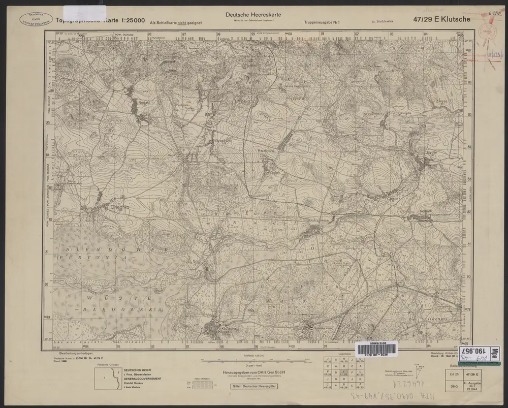 Aperçu de l'ancienne carte