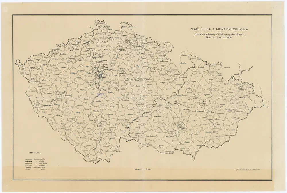 Voorbeeld van de oude kaart