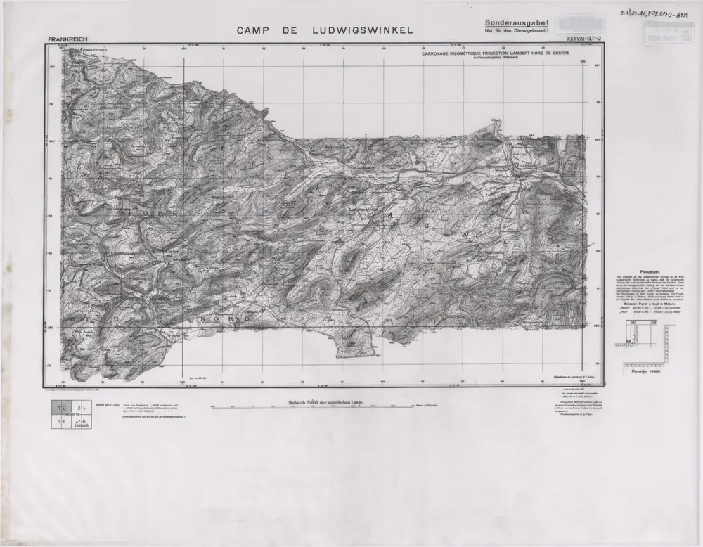 Aperçu de l'ancienne carte