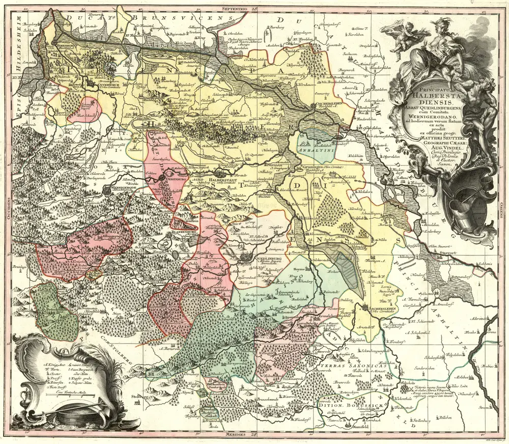 Voorbeeld van de oude kaart