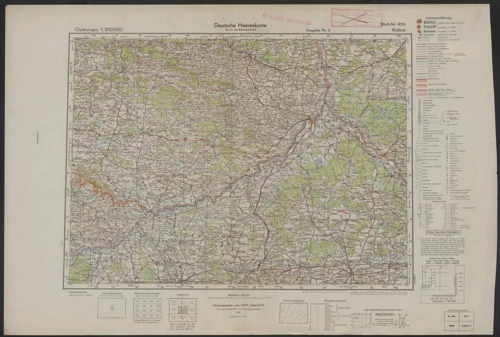 Voorbeeld van de oude kaart