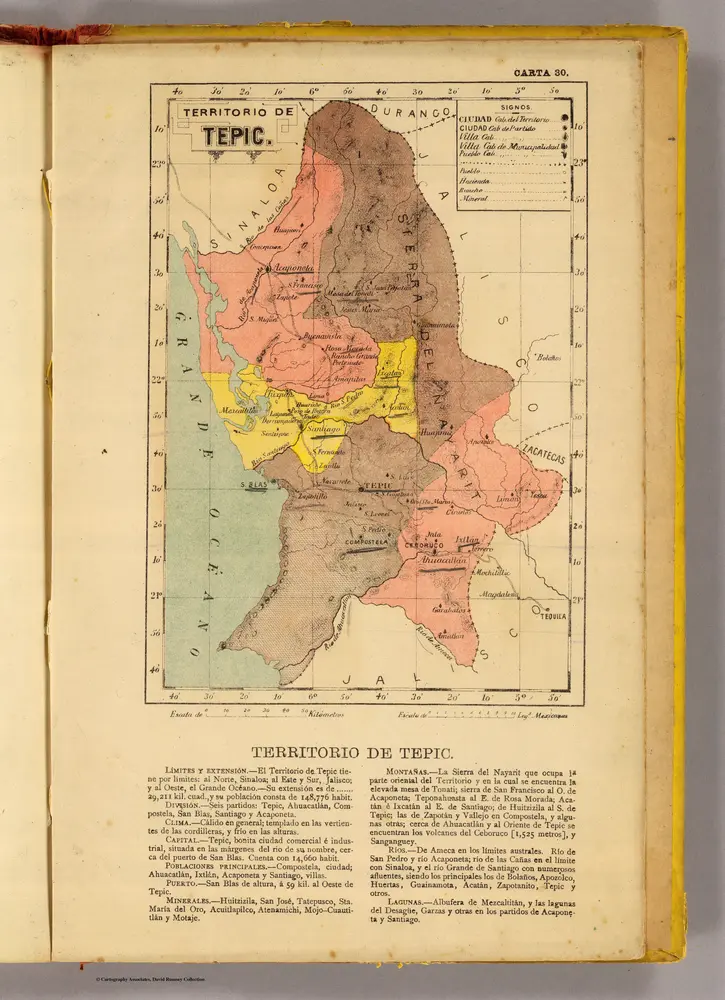 Voorbeeld van de oude kaart