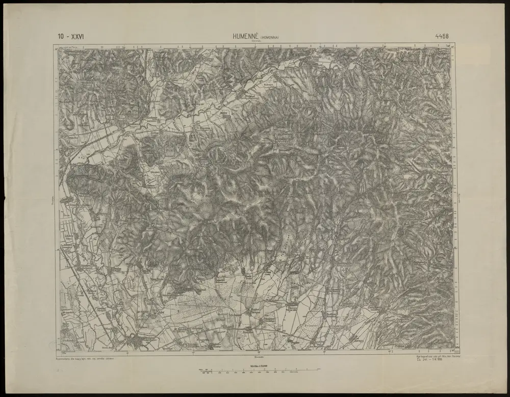 Voorbeeld van de oude kaart