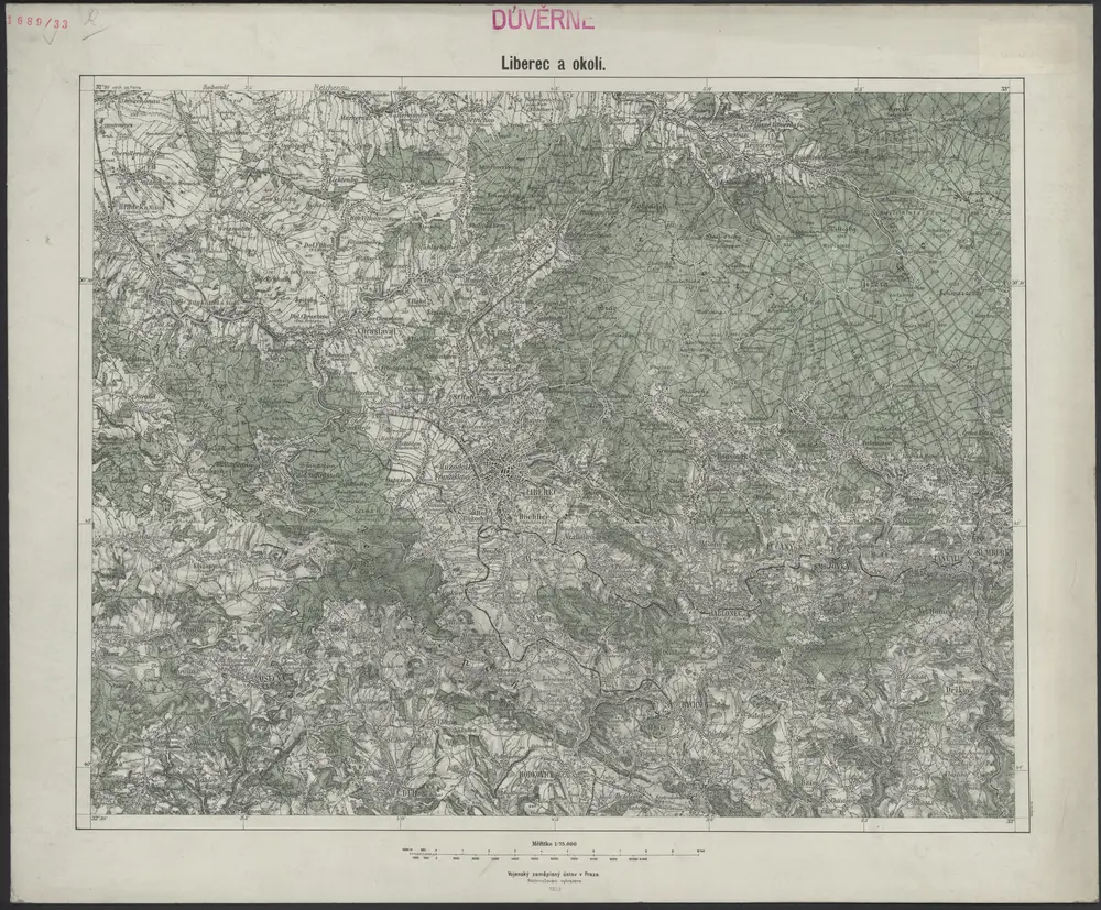 Voorbeeld van de oude kaart